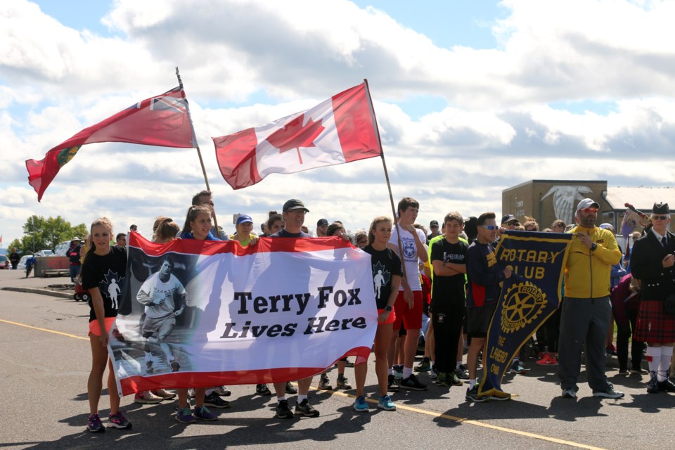 This year's Terry Fox Run for Cancer Research is expected to raise more than $34,000. 