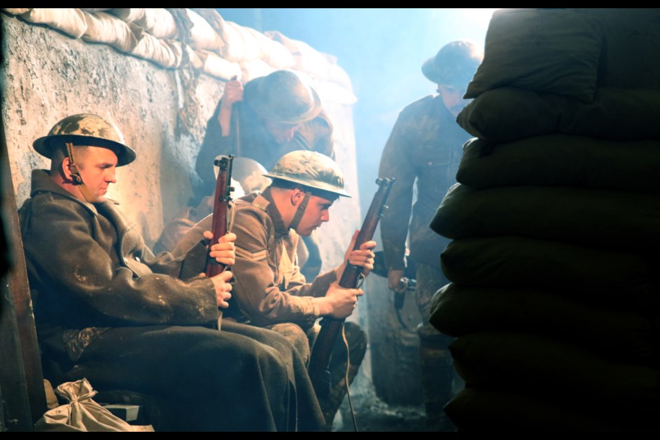 The film, Lakehead at War, focuses on the soldiers on the battlefield, contributions on the home front, and remembering the soldiers lost during the war. (Photos by Doug Diaczuk - Tbnewswatch.com). 