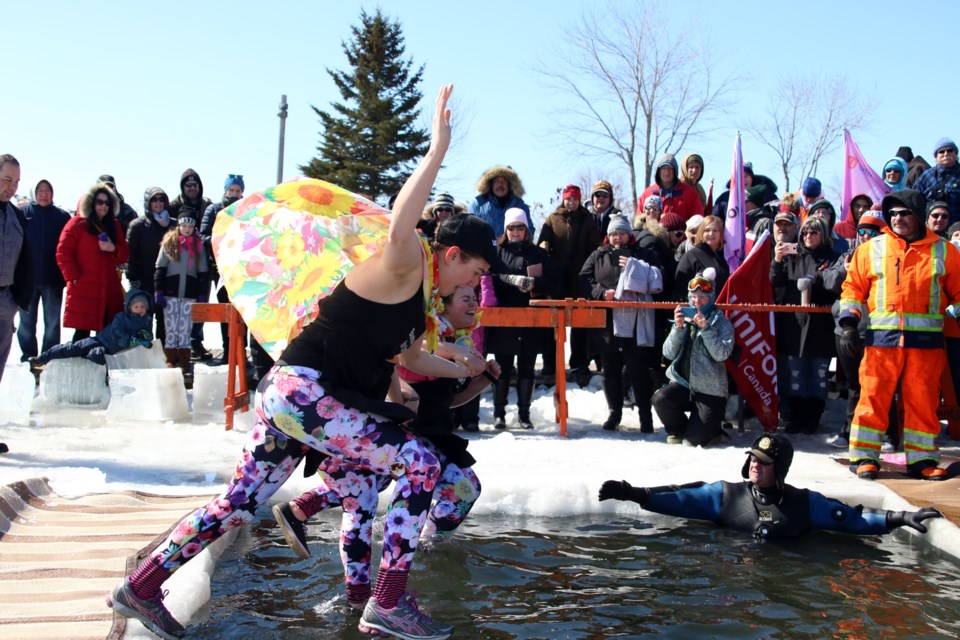 There was no shortage of costumes and excitement during 2018's polar bear plunge. 
