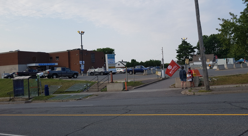 PA Health Centre entrance Aug 14