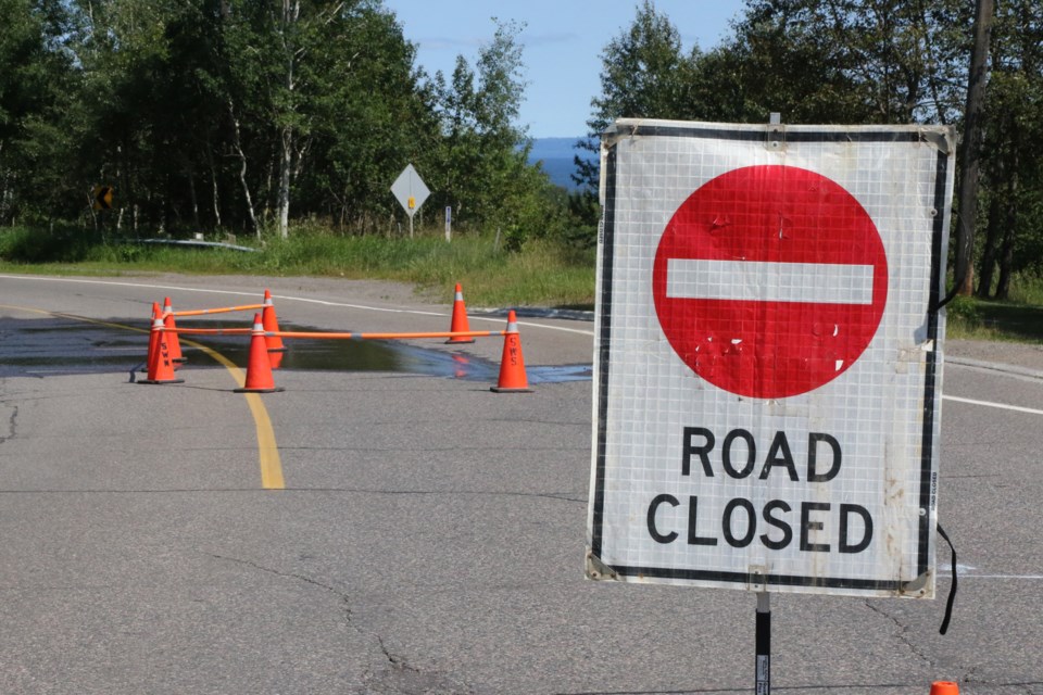 Strathcona water main break