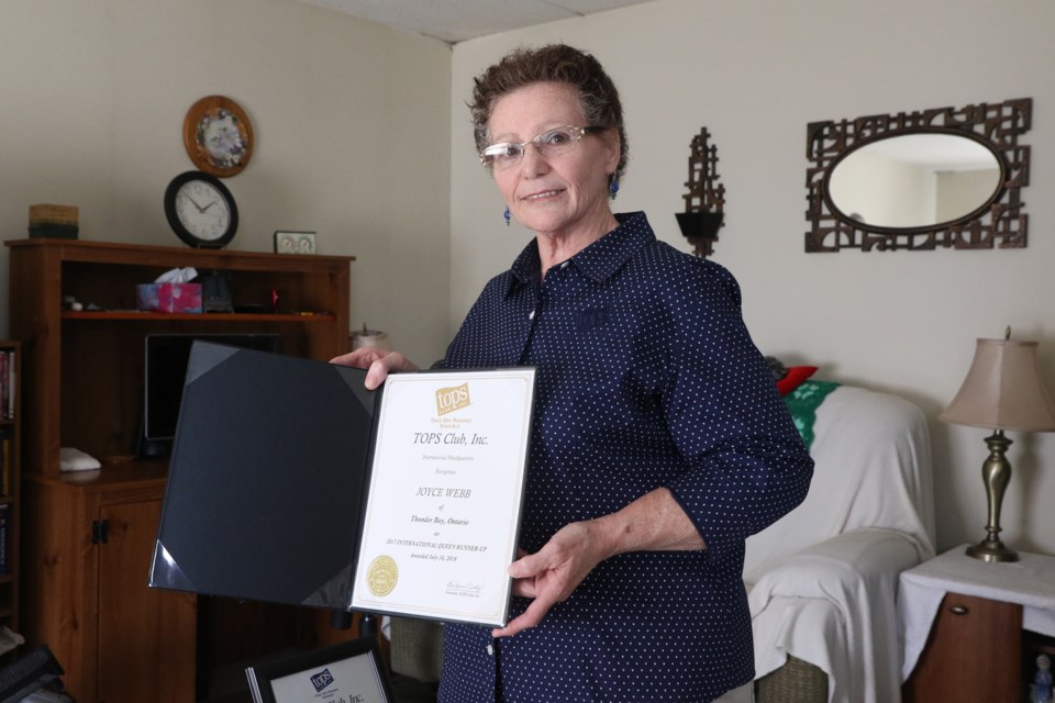 Joyce Webb lost 155 pounds over three years as a part of TOPS - a U.S. based weight-loss organization. (Michael Charlebois, tbnewswatch)