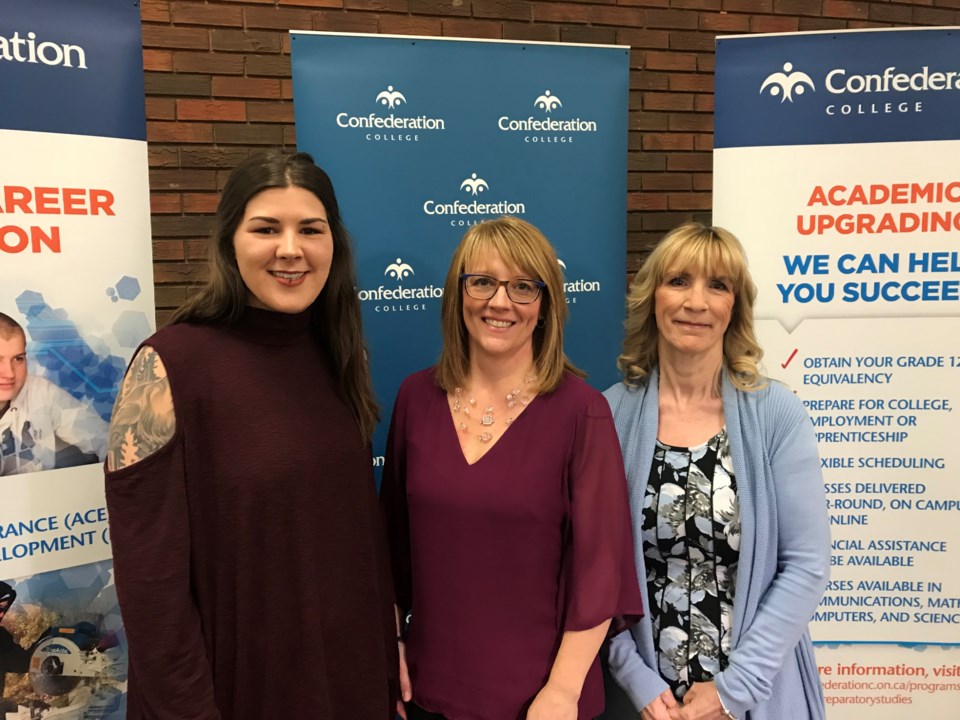 Confederation College academic upgrading students