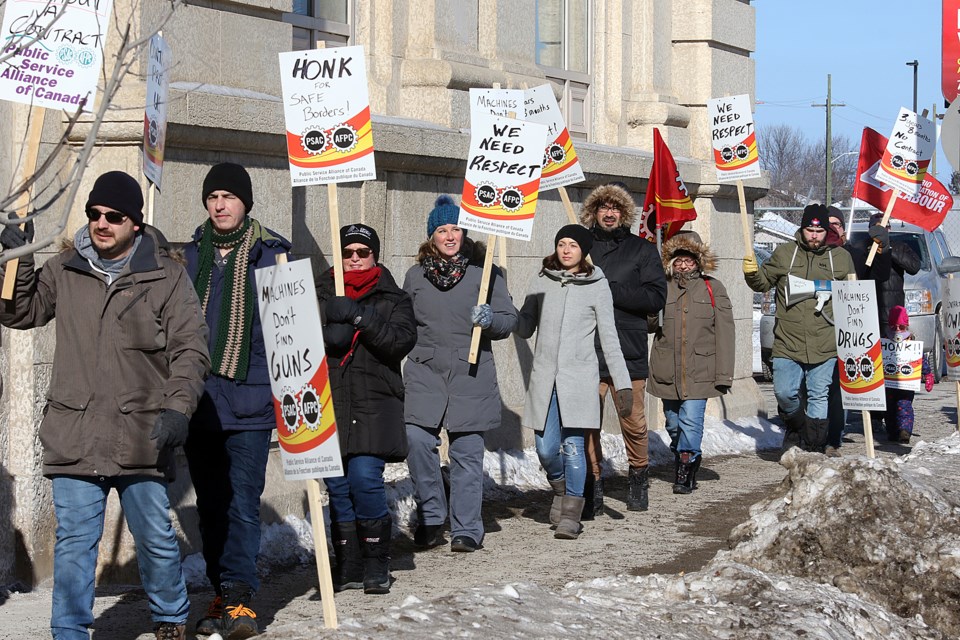 CBSA Picket