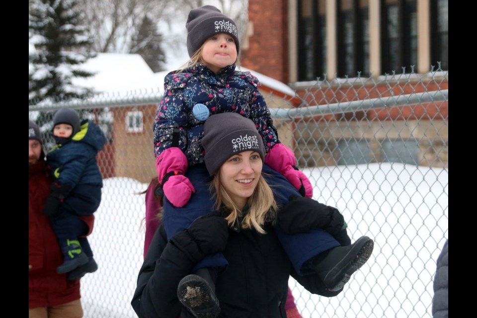 The 6th Annual Coldest Night of the Year Walk was held on Saturday and is meant to raise awareness about homelessness in the city of Thunder Bay. (Photos by Doug Diaczuk - Tbnewswatch.com). 
