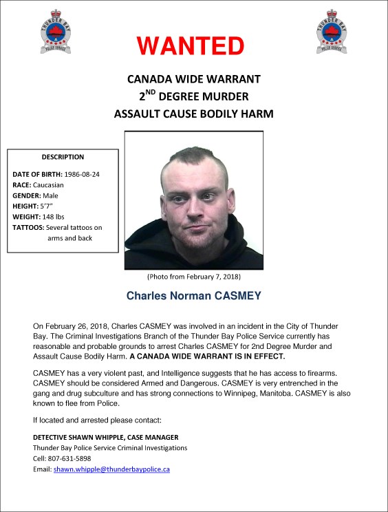 CASMEY WANTED POSTER