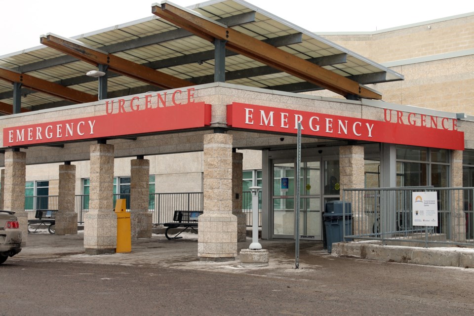 The Thunder Bay Regional Health Sciences centre has 78 patients admitted over normal capacity space. 