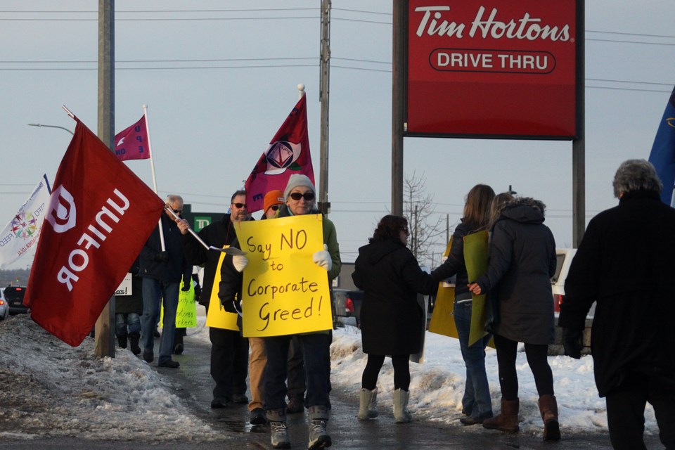 Tim Horton's demonstration