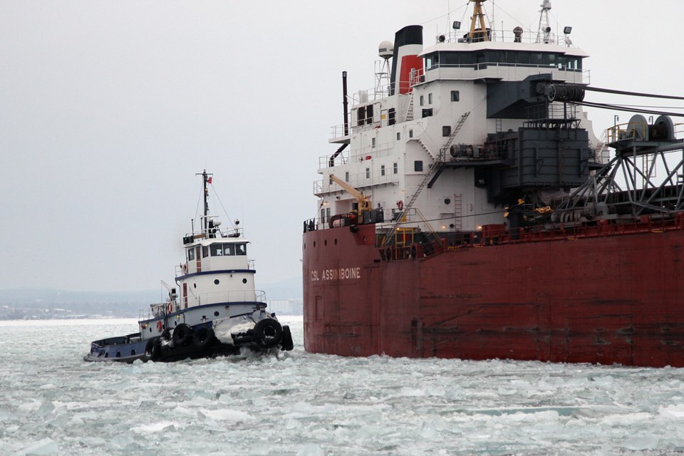 Winter ship
