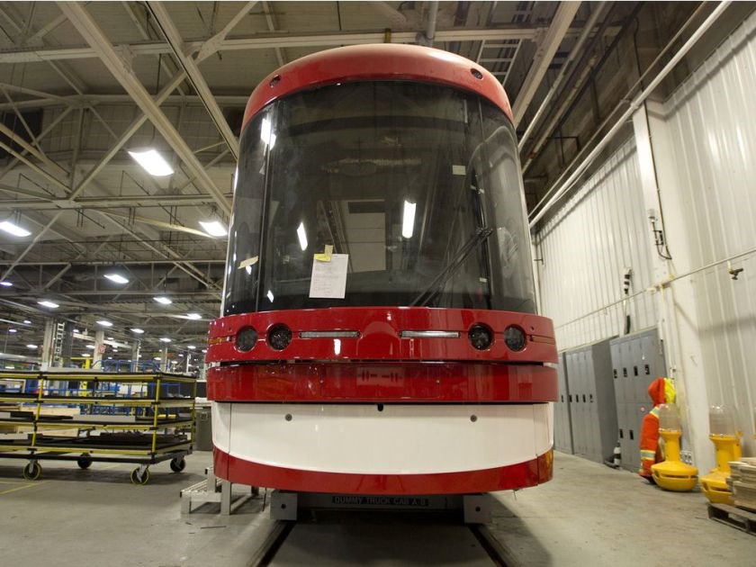 Bombardier TTC streetcar