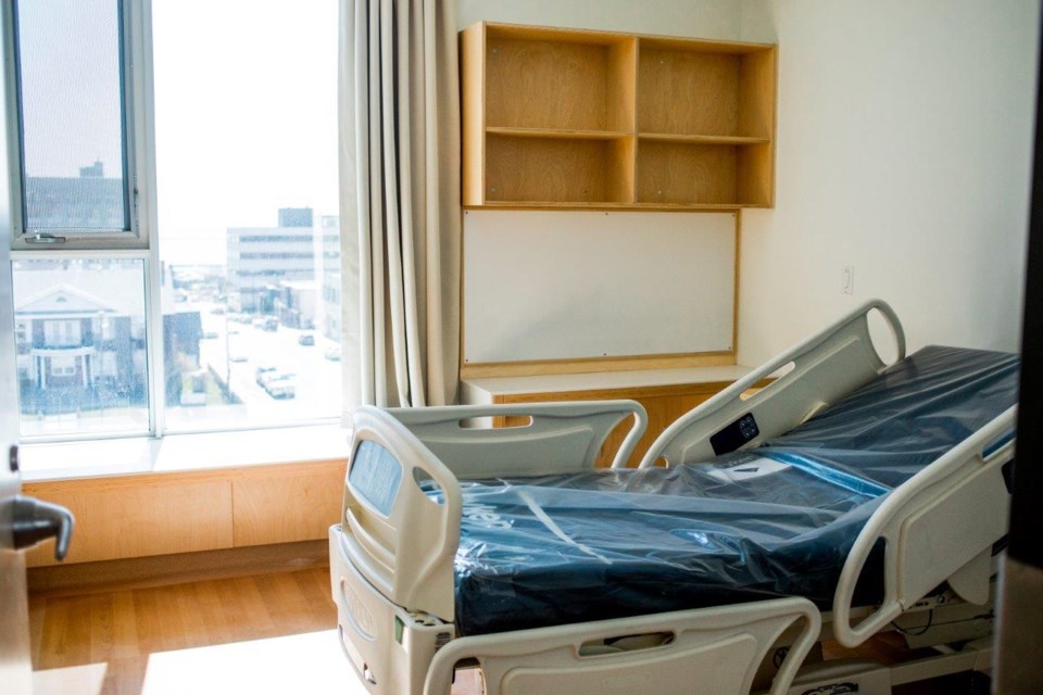 A client room in the new East Wing at St. Joseph's Hospital (supplied)