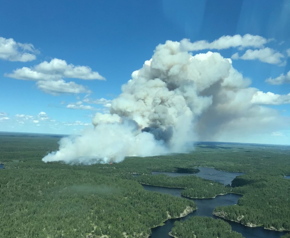 Forest fire Kenora 71 July 2018