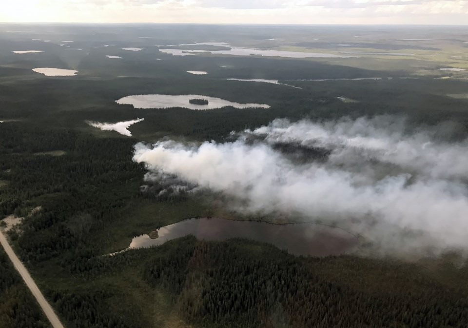 Forest fire Sioux Lookout 49 (July 2018)