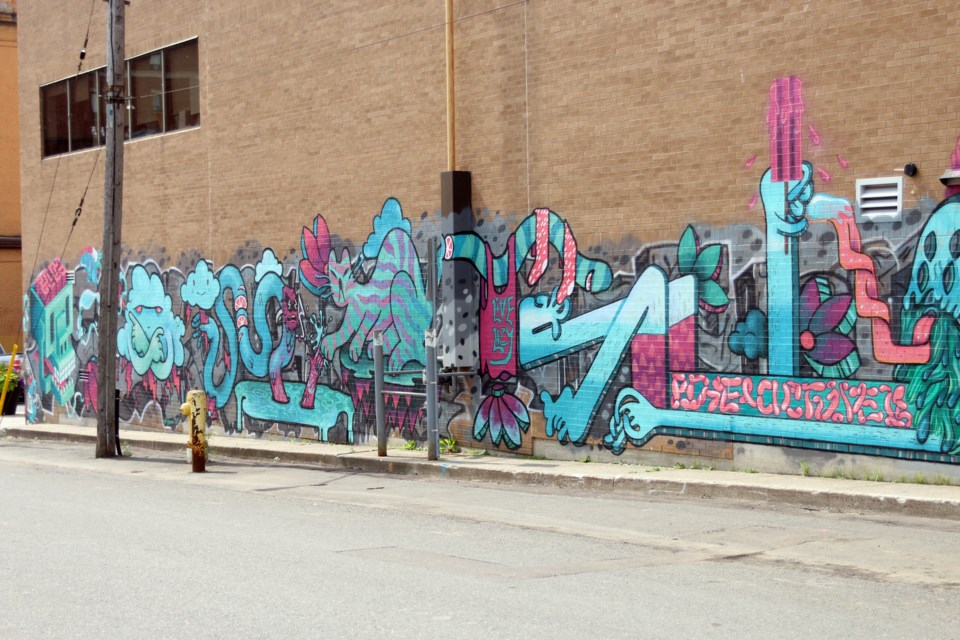 Northway said artists are always looking for spaces to work and if they receive permission, she would like to see more graffiti alleys around the city. 