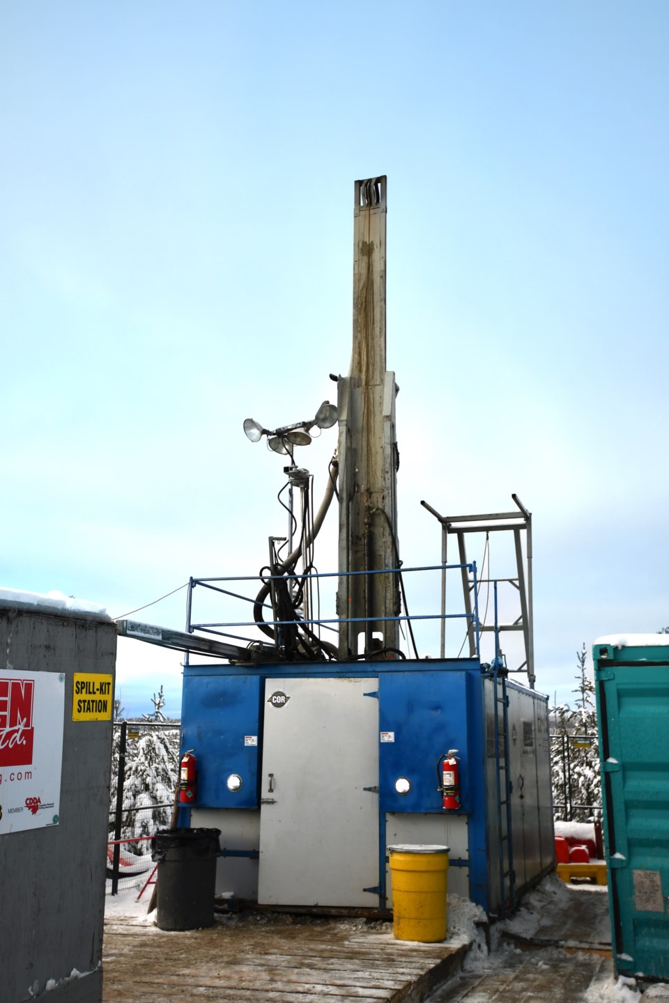 Ignace nuclear waste  test drilling 2018