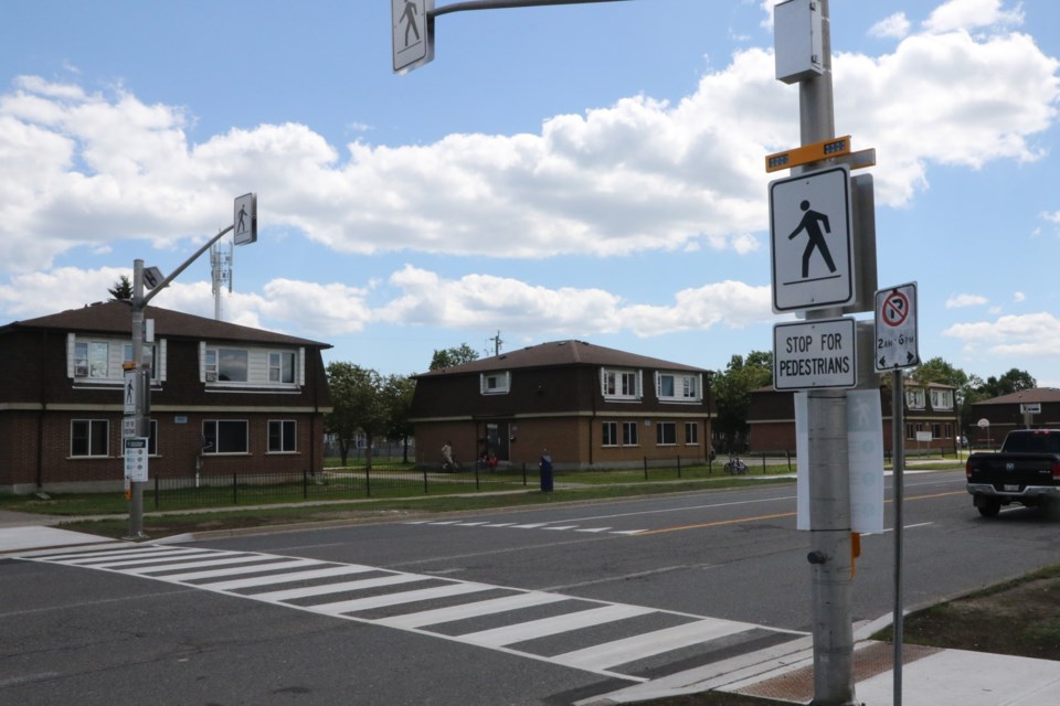 The intersection of James Street and Vale Avenue sees a lot of pedestrian traffic. (Michael Charlebois, tbnewswatch)
