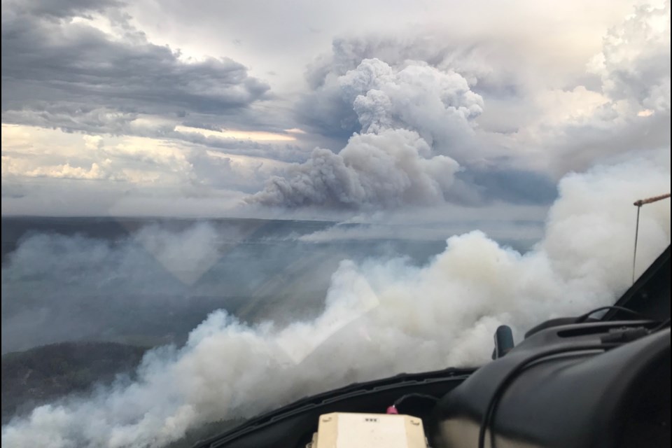 Aerial images of Kenora Fire 71, taken July 19. (Photos supplied by MNRF). 