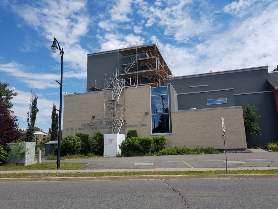 Magnus Theatre construction