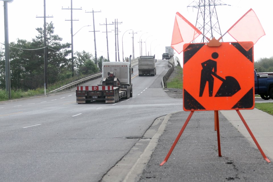 The two-year Main Street Bridge rehabilitation project began in 2018. (Matt Vis, tbnewswatch.com)