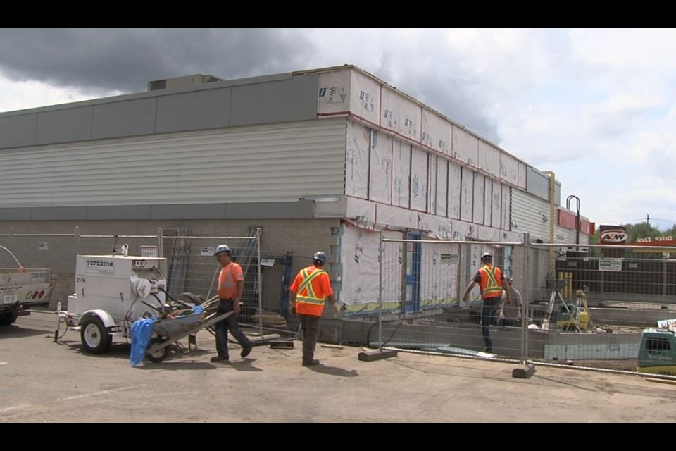 Construction of an addition is underway at the future cannabis store at  570 Harbour Expressway (tbnewswatch.com)