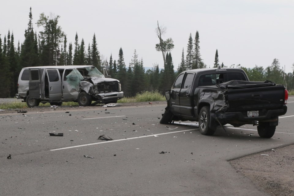 Pass Lake collision