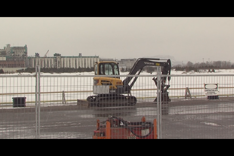 The City of Thunder Bay is conducting roughly $2.5 million worth of improvements at the Pool 6 site to welcome cruise ships. (Vasilios Bellos, TBT News)