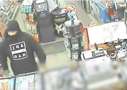 This suspect is wanted in the robbery of Alley's Variety on Franklin Street on Thursday, March 22, 2018. (Submitted photo)