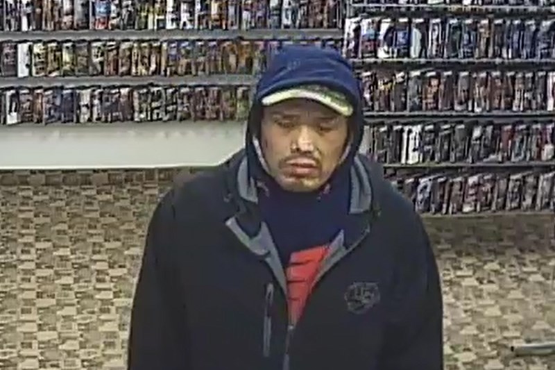 This suspect is wanted in connection with the robbery of a Barb's Laundromat employee on Monday, March 26, 2018 on Victoria Avenue East. (police handout)