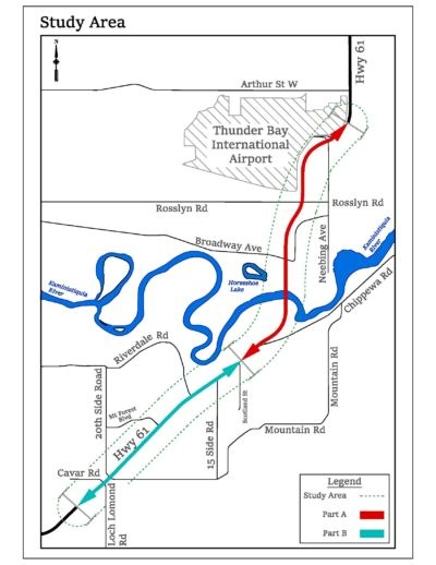 Hwy 61 study map