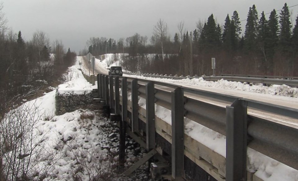 Ouimet Canyon bridge