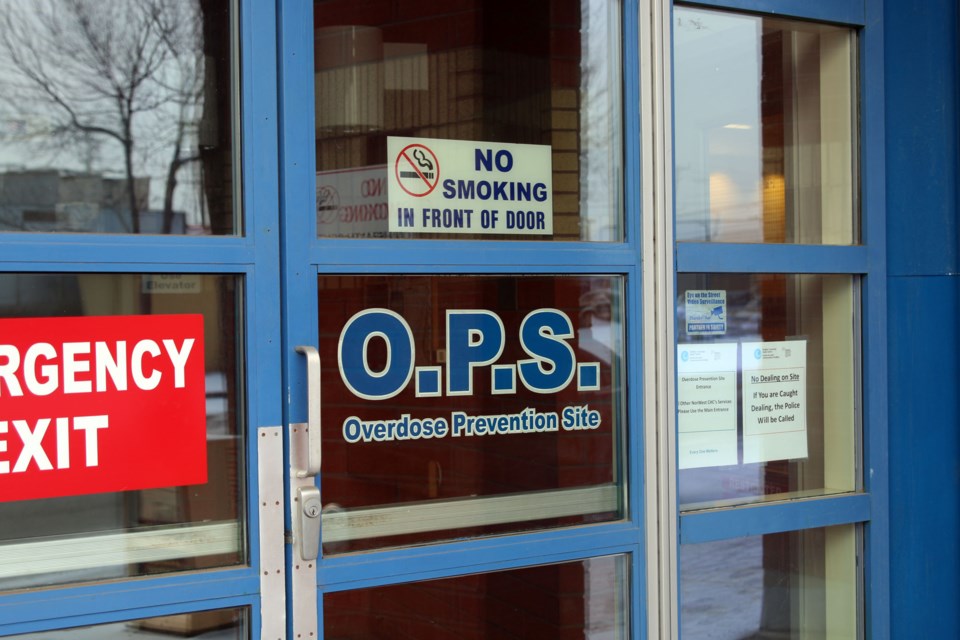 An overdose prevention site at the NorWest Community Health Centre on Simpsons Street is now open. (Photos by Doug Diaczuk - Tbnewswatch.com). 