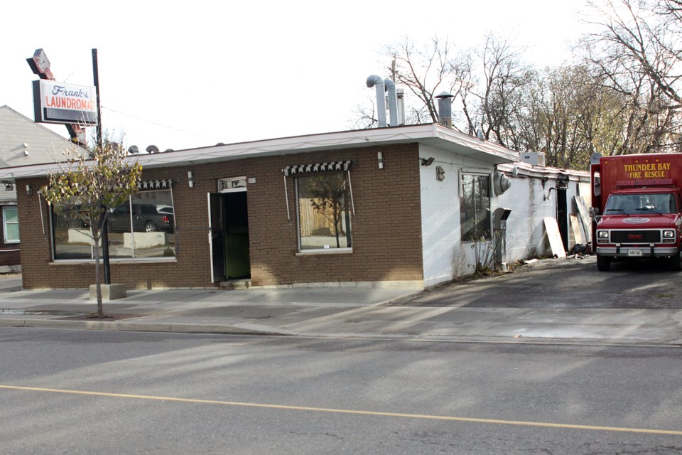 Laundromat fire