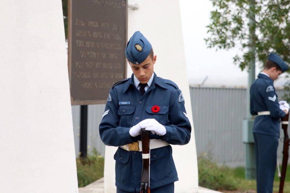 A ceremony was held at the Thunder Bay International Airport to commemorate the 78th anniversary of the Battle of Britain. (Photos by Doug Diaczuk - Tbnewswatch.com). 