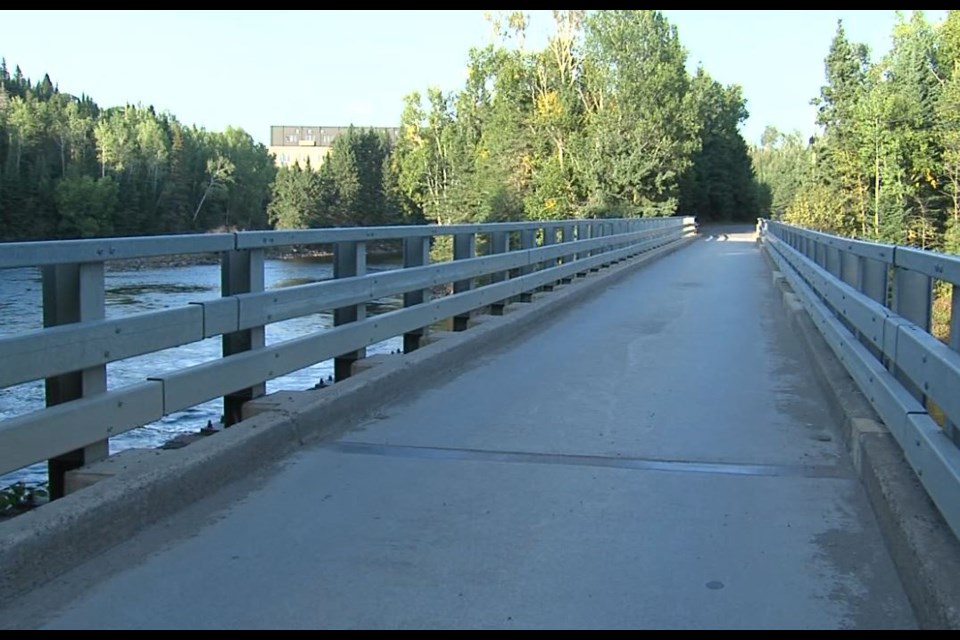 An existing bridge at Cameron Falls is one potential location for an emergency route (supplied photo)