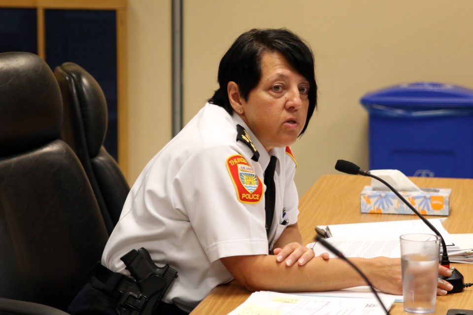 Former Thunder Bay Police Service chief Sylvie Hauth. 