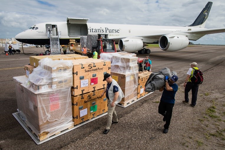 Samaritan’s Purse is setting up an emergency field hospital in Buzi, Mozambique where Cyclone Idai caused casualties and severe damage (submitted photo)