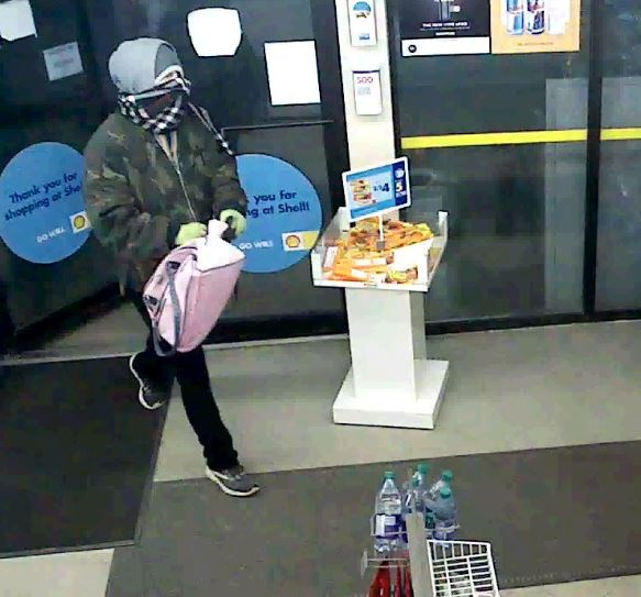 Shell gas bar robber