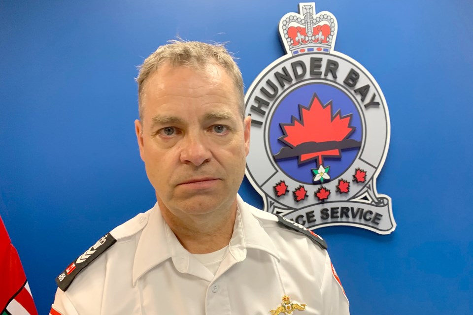 Staff Sgt. Ron Maki of the Thunder Bay Police Service on Monday, Aug. 26, 2019 says bootleggers targeting youth are now being targeted by both police and the LCBO (Leith Dunick, tbnewswatch.com)