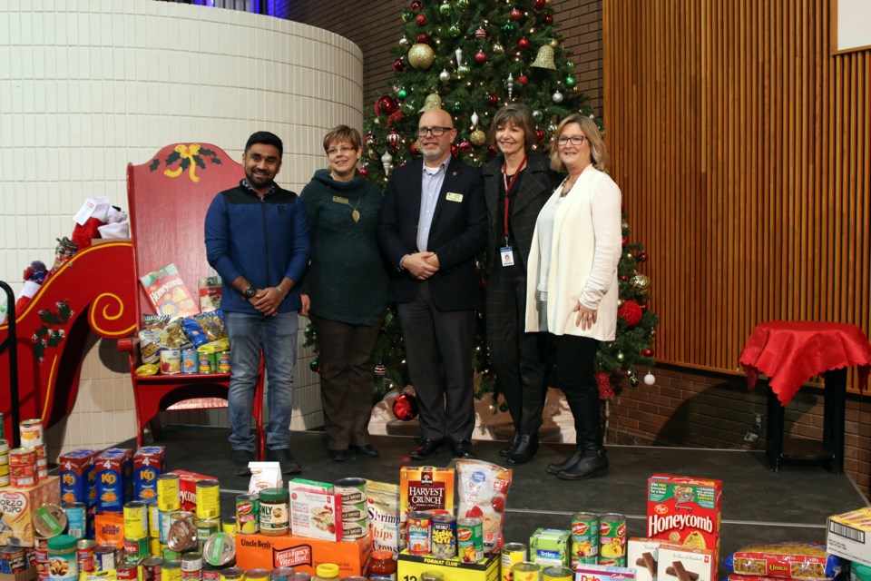 Students and staff at Confederation College raised more than $44,000 during this year's holiday fundraising campaign. (Photos by Doug Diaczuk - Tbnewswatch.com). 