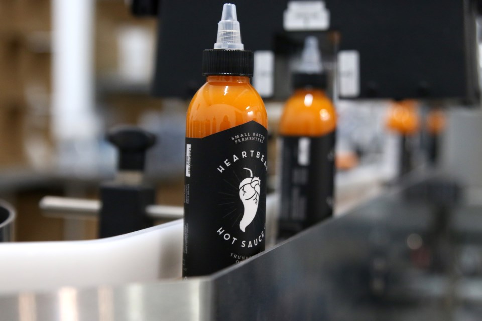 Heartbeat Hot Sauce is expanding production in a new location. (Photos by Doug Diaczuk - Tbnewswatch.com). 