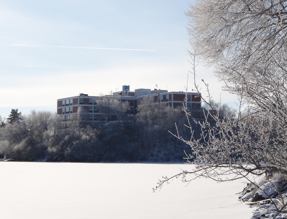 Lake of the Woods hospital winter