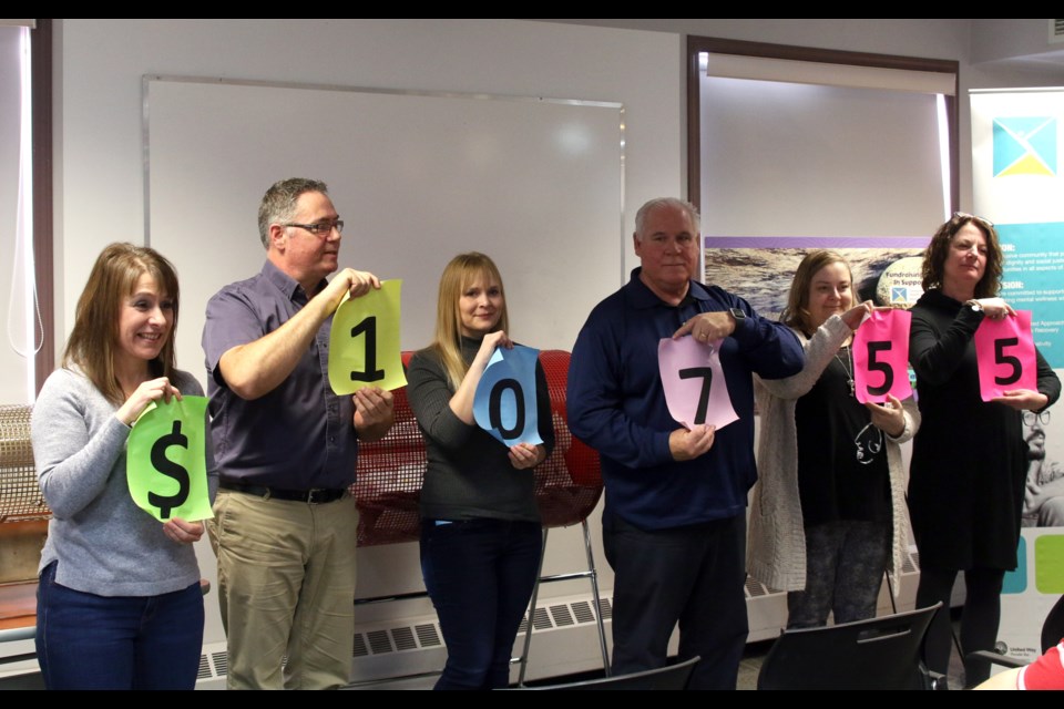The first Open Minds 50/50 draw awarded one lucky winner and the Canadian Mental Health Association Thunder Bay Branch with $10,755 each. (Photos by Doug Diaczuk - Tbnewswatch.com). 