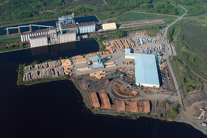 Resolute sawmill and wood pellet plant Thunder Bay