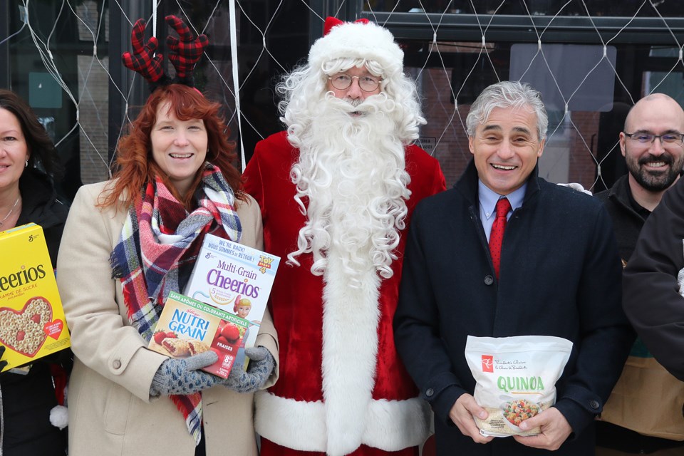 Bill Mauro Krista Power Santa Bus