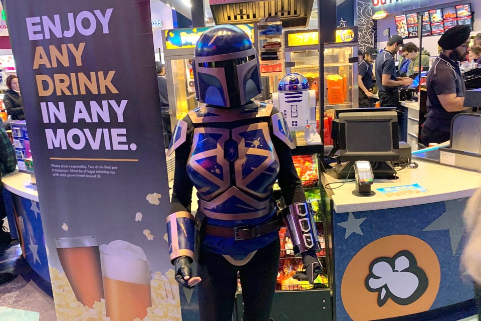 Members of the 501st Legion were out in full force on Thursday, Dec. 19, 2019 for the premiere of Star Wars: The Rise of Skywalker at SilverCity Cinemas in Thunder Bay. (Leith Dunick, tbnewsawatch.com)