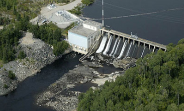 H20 Power's Sturgeon Falls Generating Station is located 90 kms east of Fort Frances (H20 Power photo)