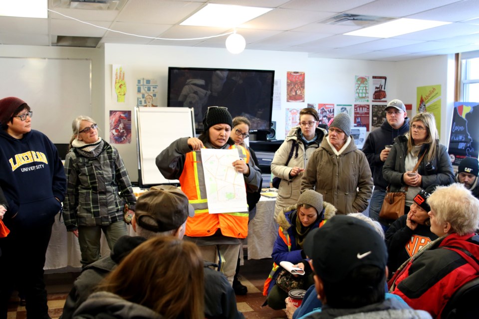 More than 60 volunteers and the Bear Clan Patrol were assisting in the search on Saturday for Brook Chaboyer, who was reported missing on Feb. 9. 