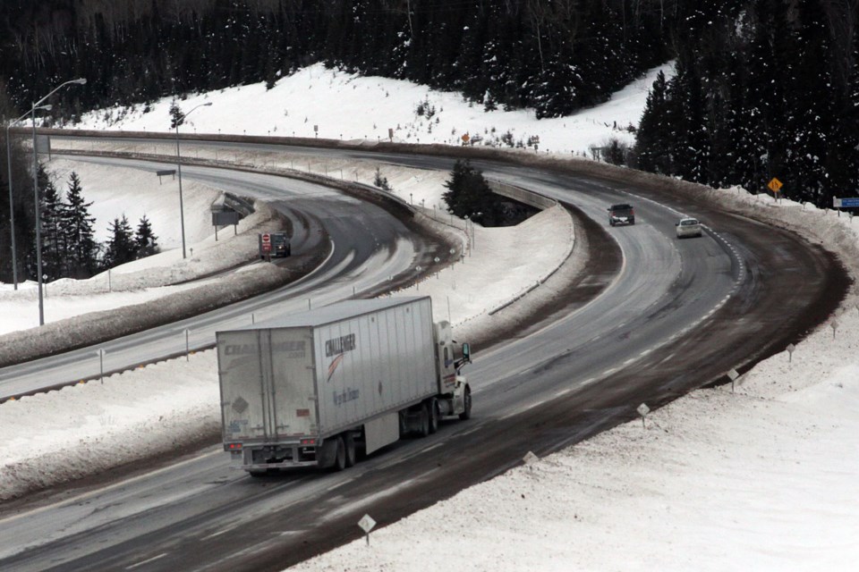 Highway east of Thunder Bay