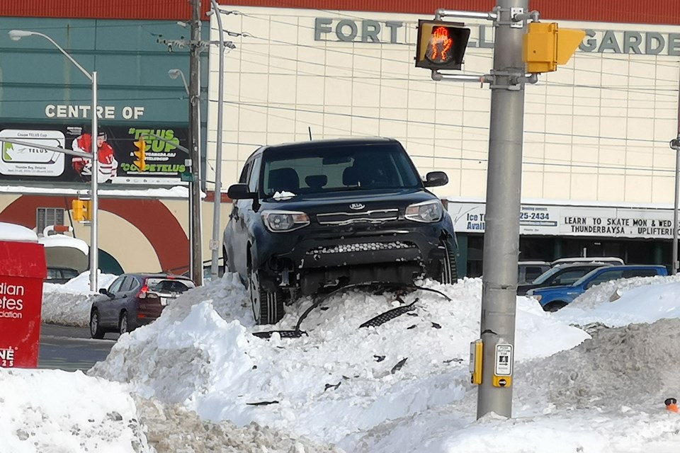 Gardens Parking Lot Crash 2