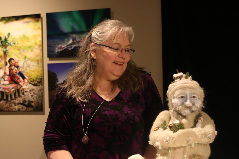 MacDonald-Hannam, a local artist, said the exhibit took more than four years to put together.